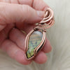 Labradorite Copper Statement Pendant