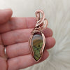 Labradorite Copper Statement Pendant