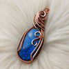 Blue Labradorite Copper Statement Pendant