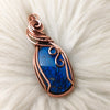 Blue Labradorite Copper Statement Pendant