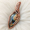 Rainbow Labradorite Copper Statement Pendant