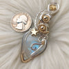 Moonstone Statement Pendant In Sterling Silver and 14k Goldfill