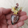 Labradorite Copper Statement Pendant