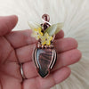 Labradorite Copper Statement Pendant