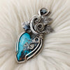 Morcini Turquoise And Sterling Silver Heart Pendant