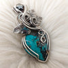 Morcini Turquoise And Sterling Silver Heart Pendant