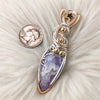 Aurora Plume Agate Doublet Sterling Silver And 14k Goldfill Statement Pendant