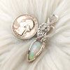 4.5ct Ethiopian Opal and Sterling Silver Small Pendant
