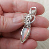 4.5ct Ethiopian Opal and Sterling Silver Small Pendant