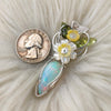 AAA 6ct Ethiopian Opal and Sterling Silver Small Pendant