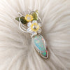 AAA 6ct Ethiopian Opal and Sterling Silver Small Pendant