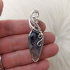 Dendritic Opal And Sterling Silver Pendant