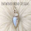 Moonstone And Sterling Silver Small Pendant