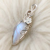 Moonstone And Sterling Silver Small Pendant
