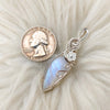 Moonstone And Sterling Silver Small Pendant
