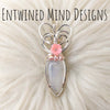 Moonstone And Sterling Silver Pendant