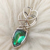 Sterling Silver And Mystic Topaz Small Size Pendant