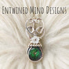 Sterling Silver And Mystic Topaz Small Size Pendant