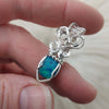 2ct Austrain Opal and Sterling Silver Small Pendant