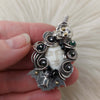 Goddess Of Night Pendant In Sterling Silver