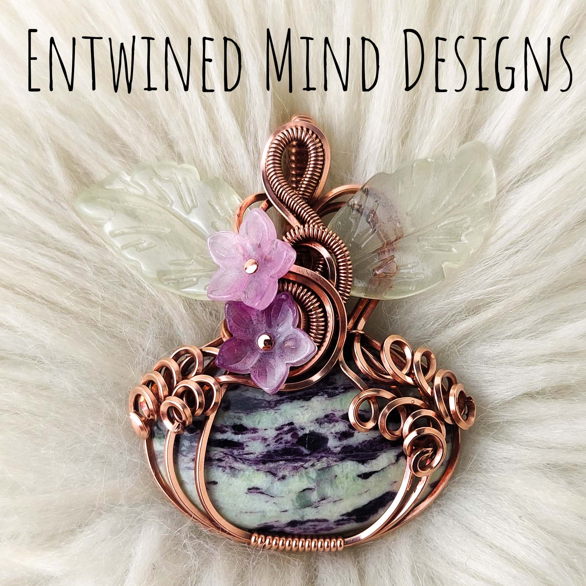 Kammererite Pumpkin Pendant In Copper