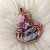 Kammererite Pumpkin Pendant In Copper