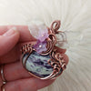 Kammererite Pumpkin Pendant In Copper