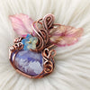 Aurora Plume Pumpkin Pendant In Copper