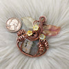 Orbital Jasper Pumpkin Pendant In Copper