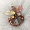 Orbital Jasper Pumpkin Pendant In Copper
