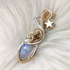 5ct Ethiopian Honey Comb Opal and Sterling Silver Pendant