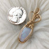 5.5 ct Australian Opal Set In 14k Gold Fill Small Pendant