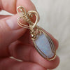 5.5 ct Australian Opal Set In 14k Gold Fill Small Pendant