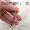 Sterling Silver And Crystal Earrings