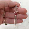 Sterling Silver And Crystal Earrings