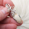 Show Special- 7ct Peach Ethiopian Opal and Sterling Silver Small Pendant