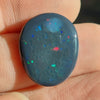 8.5 ct Lightning Ridge Black Australian Opal Set In 14k Goldfilled Pendant