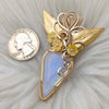 Moonstone Statement Pendant In 14k Gold Filled Wire