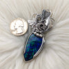 Azurite/Malachite Pendant In Sterling Silver