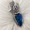 Azurite/Malachite Pendant In Sterling Silver