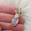 Butterfly And Faceted Moonstone And 14k gold filled Mini Pendant