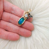Dyed Ethiopian Opal And 14k gold filled Mini Pendant