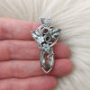 Prasiolite Small Statement Pendant In Sterling Silver