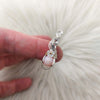 Peruvian Pink Opal Sterling Silver Mini Pendant