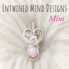 Peruvian Pink Opal Sterling Silver Mini Pendant