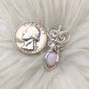 Peruvian Pink Opal Sterling Silver Mini Pendant
