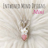 Peruvian Pink Opal Sterling Silver Mini Pendant