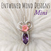 Amethyst Sterling Silver Mini Pendant