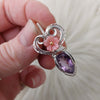 Amethyst Sterling Silver Mini Pendant