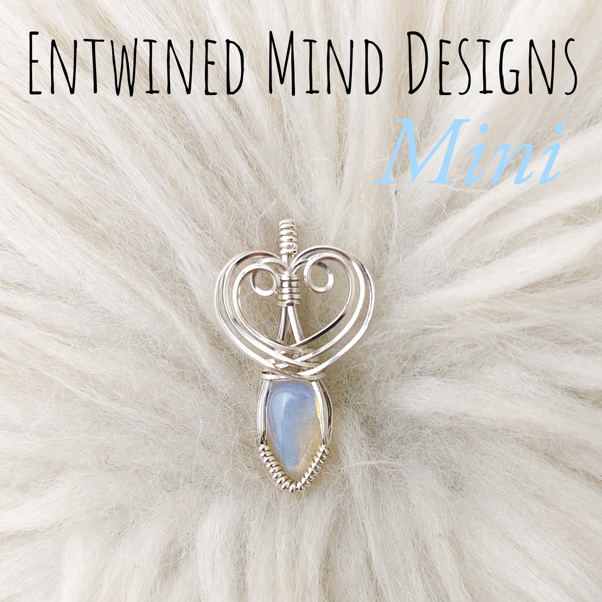 Ethiopian Opal Sterling Silver Mini Pendant